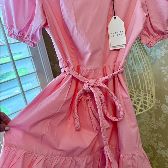 English Factory Pink Ruffle Dress - Picture 3 of 11